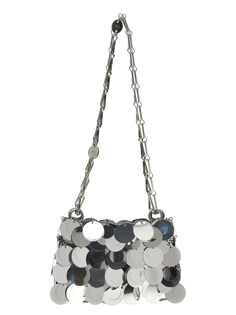 Paco Rabanne 100% brass shoulder bag in silver