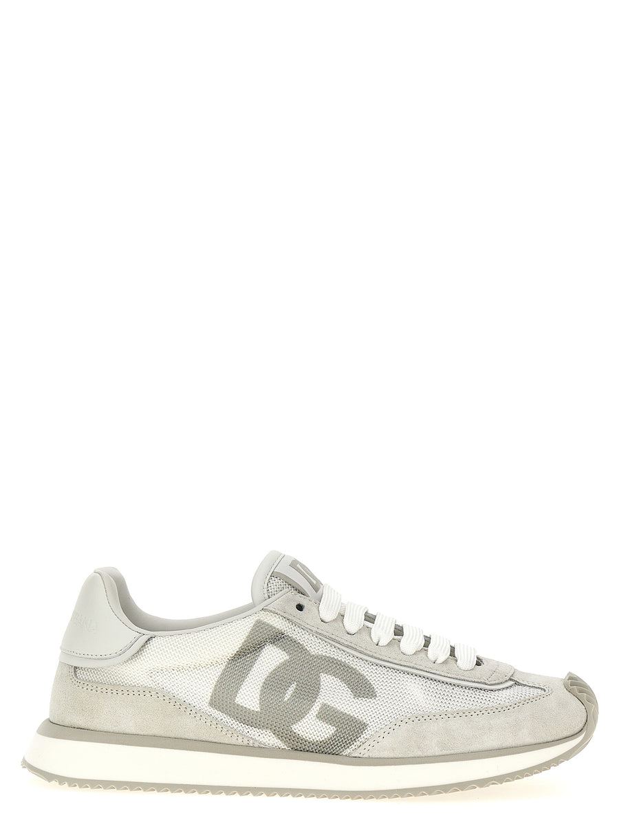 Dolce & Gabbana 70% calf leather sneaker in white