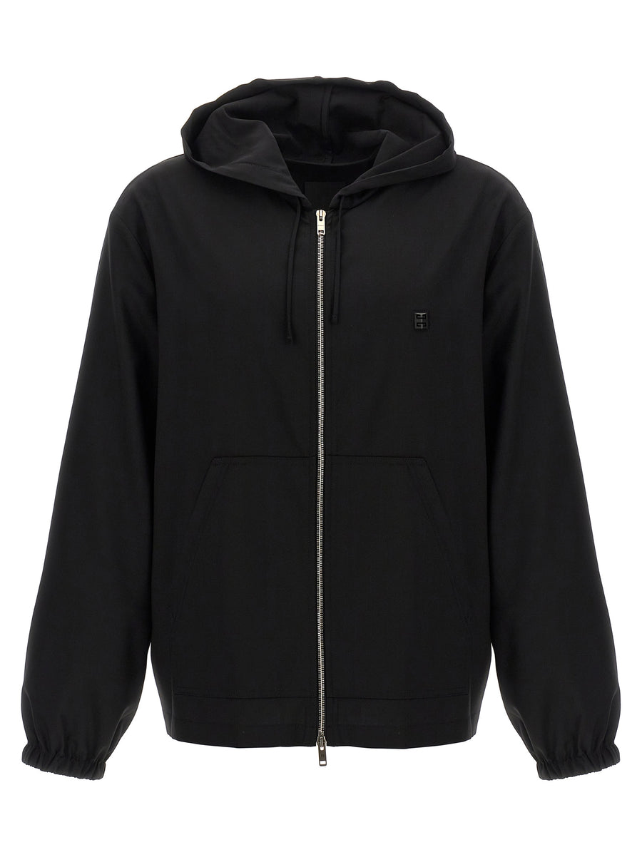 Givenchy 100% virgin wool hoodie in black