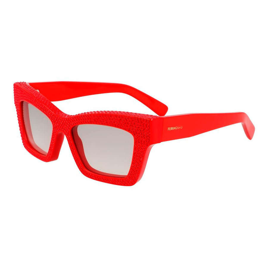 Ferragamo FESF2045SR5217600AC Acetate sunglasses in red