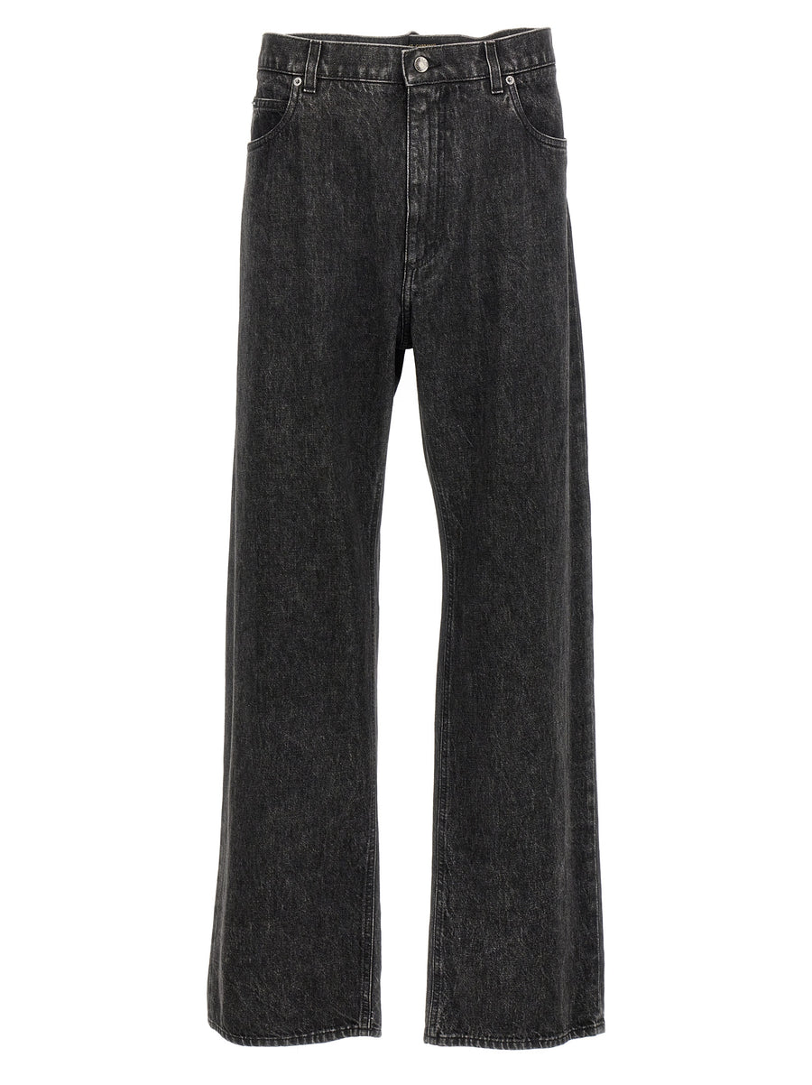 Dolce & Gabbana 100% cotton jeans in black