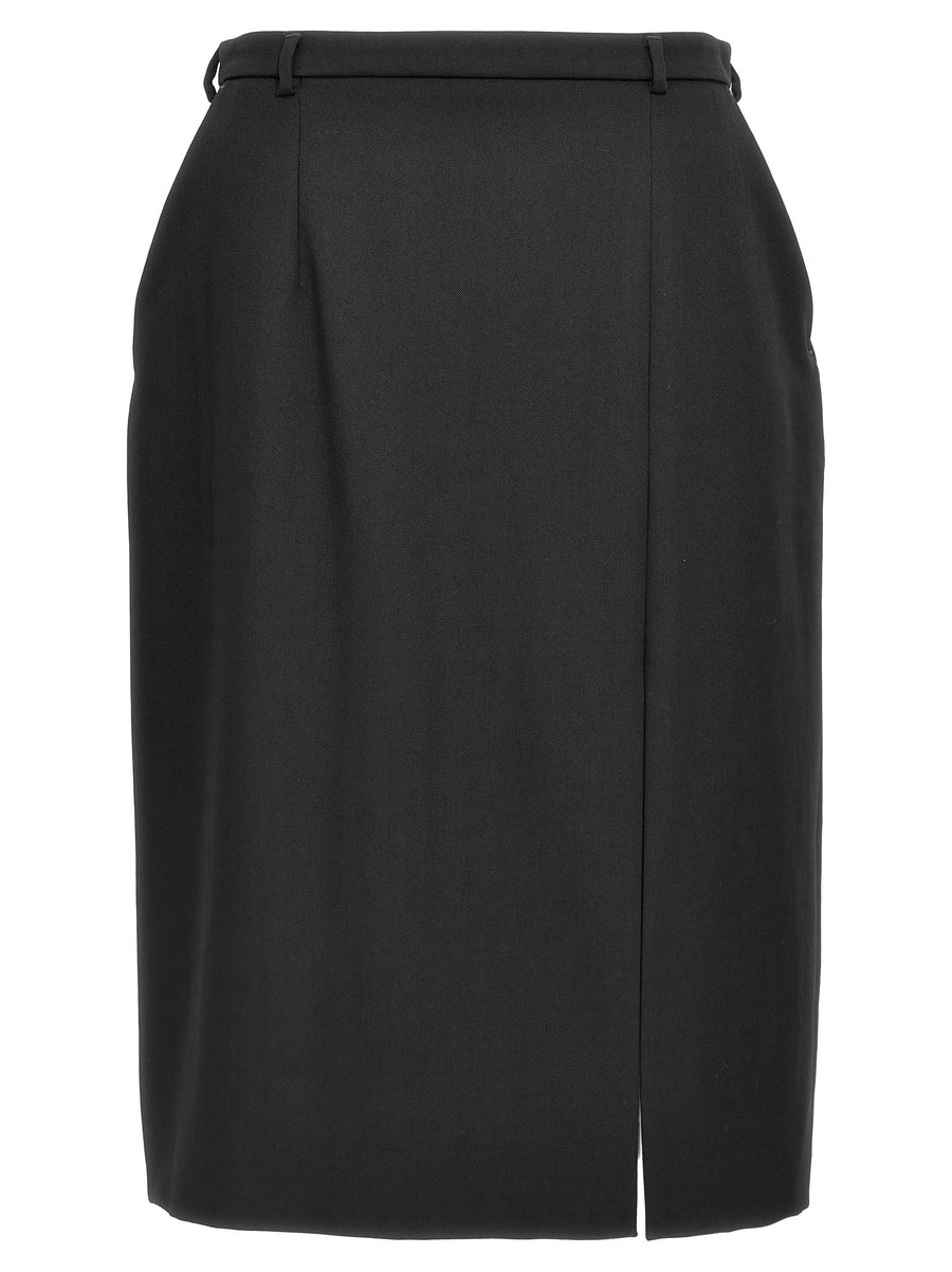 Dolce & Gabbana 100% Virgin Wool skirt in black