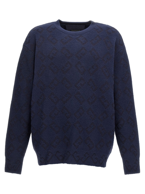 Givenchy 60% wool sweater in blue