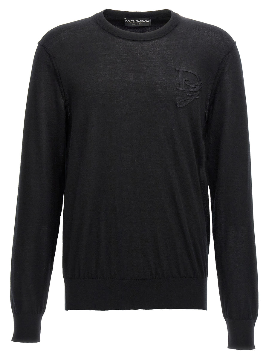 Dolce & Gabbana 100% cashmere cardigan in black