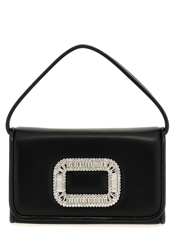 Roger Vivier 100% Lamb Leather shoulder bag in black