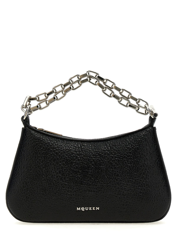 Alexander McQueen 100% Lamb Leather shoulder bag in black