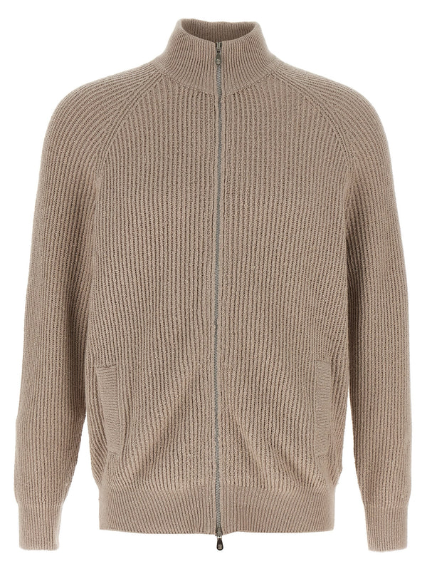 Brunello Cucinelli 100% Cotton cardigan in beige