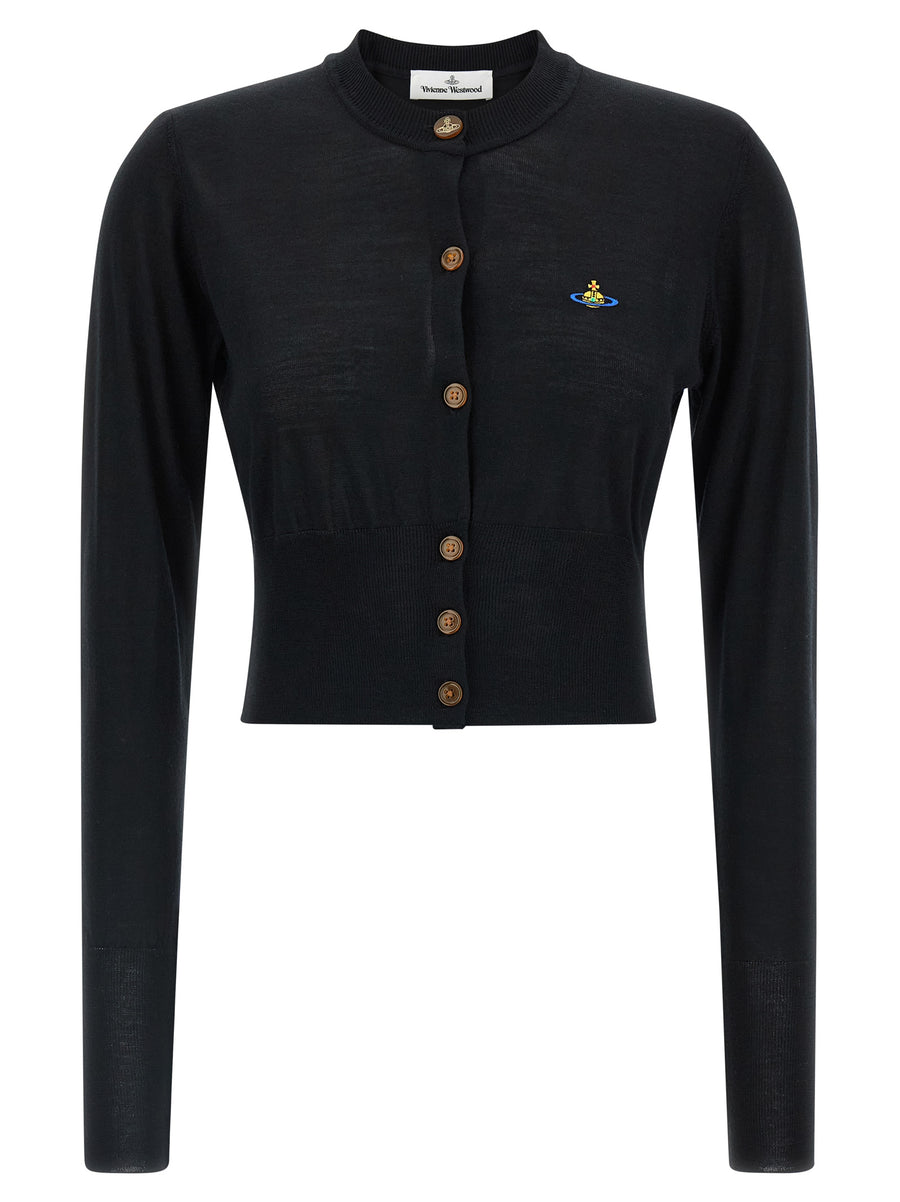 Vivienne Westwood 70% wool cardigan in black