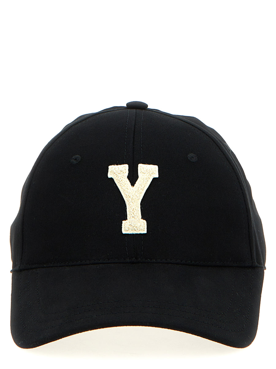 Saint Laurent SA306243BM 100% cotton baseball cap in black