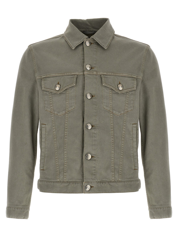 Brunello Cucinelli 99% cotton jacket in gray