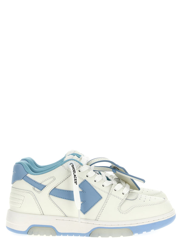 Off-White 89% Bovine Leather sneaker in blue