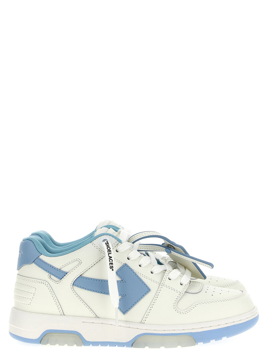 Off-White 89% Bovine Leather sneaker in blue