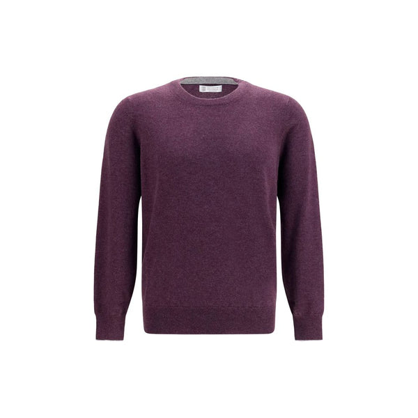 Brunello Cucinelli 100% Kashmir/capra Hircus sweater in purple