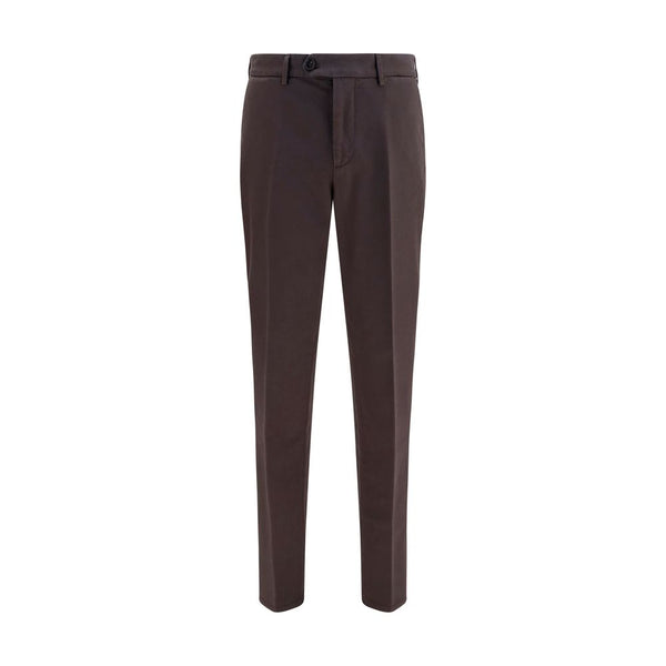 Brunello Cucinelli 100% Cotton trousers in brown