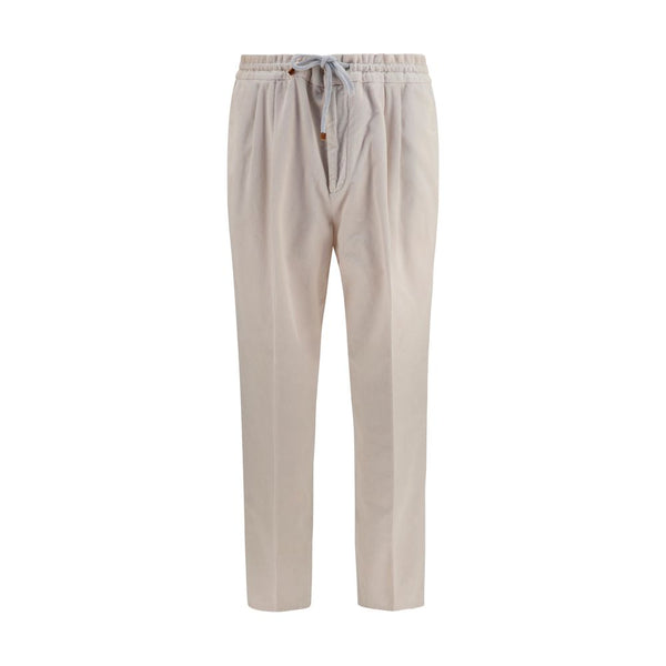 Brunello Cucinelli 100% Cotton trousers in beige