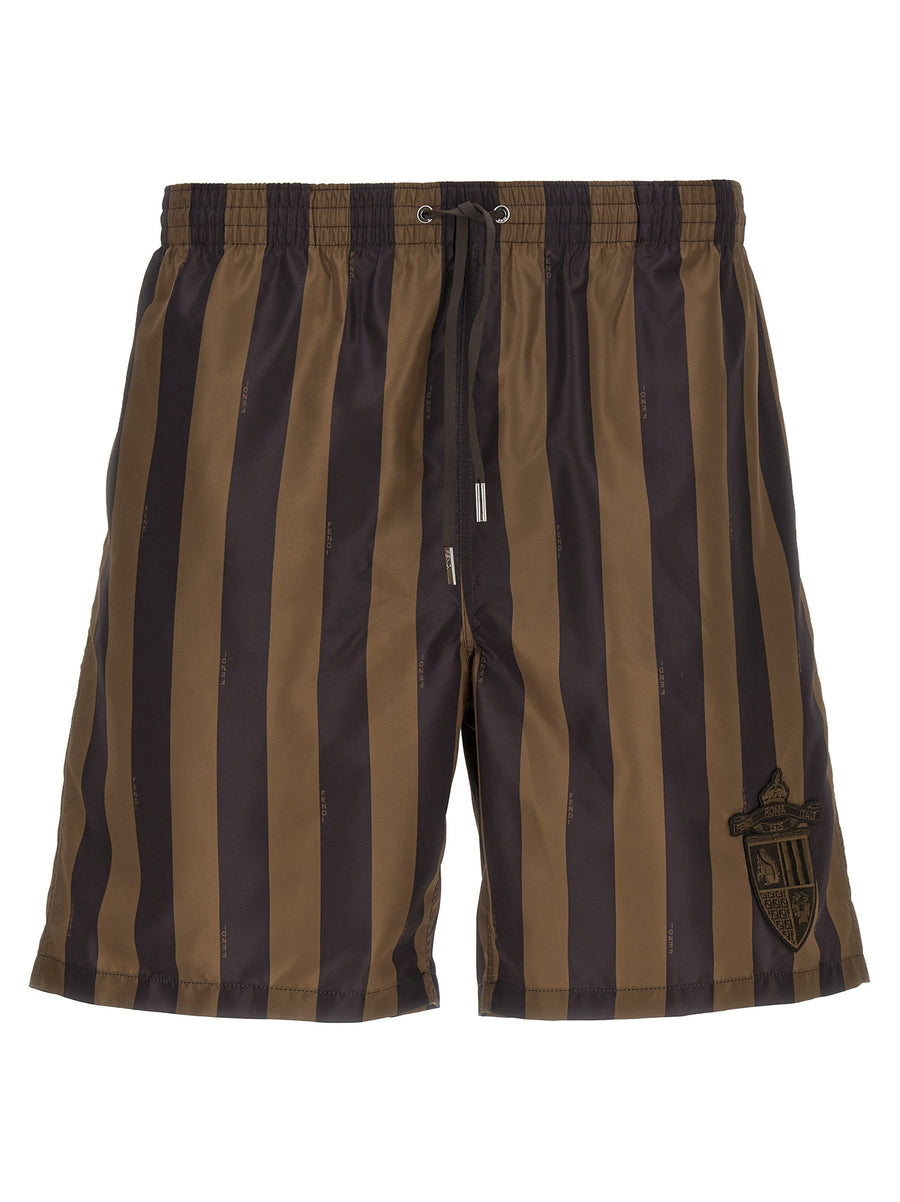 Fendi 100% polyester shorts in brown