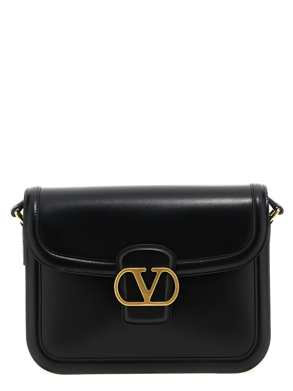 Valentino Garavani 100% Calfskin Leather (Bos Taurus) shoulder bag in black