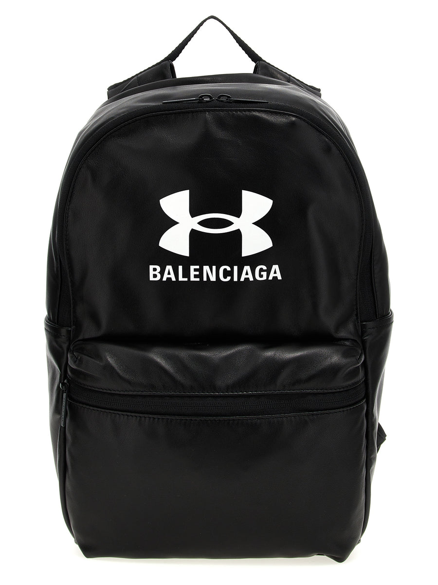 Balenciaga 80% lamb leather backpack in black