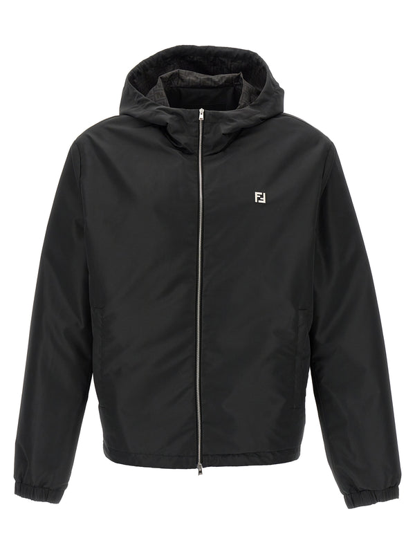 Fendi 100% Polyester jacket in black