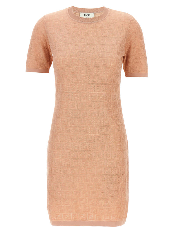 Fendi 100% Cotton tunic dress in pink