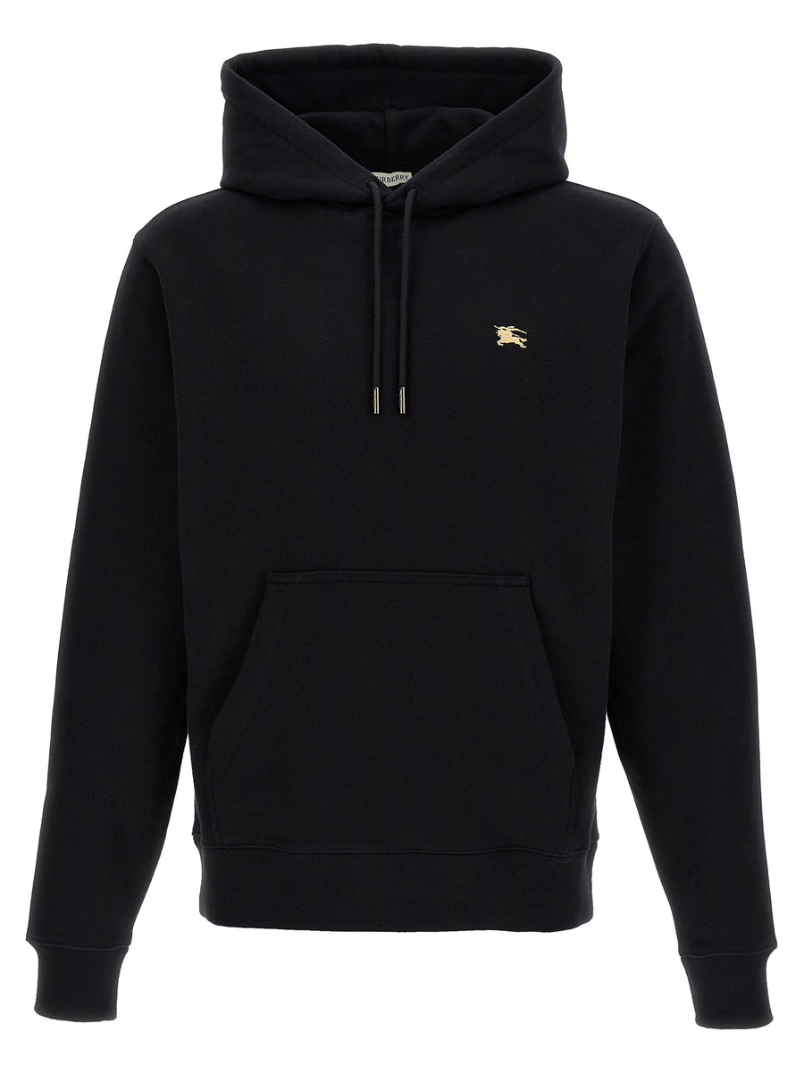 Burberry 100% cotton hoodie in black
