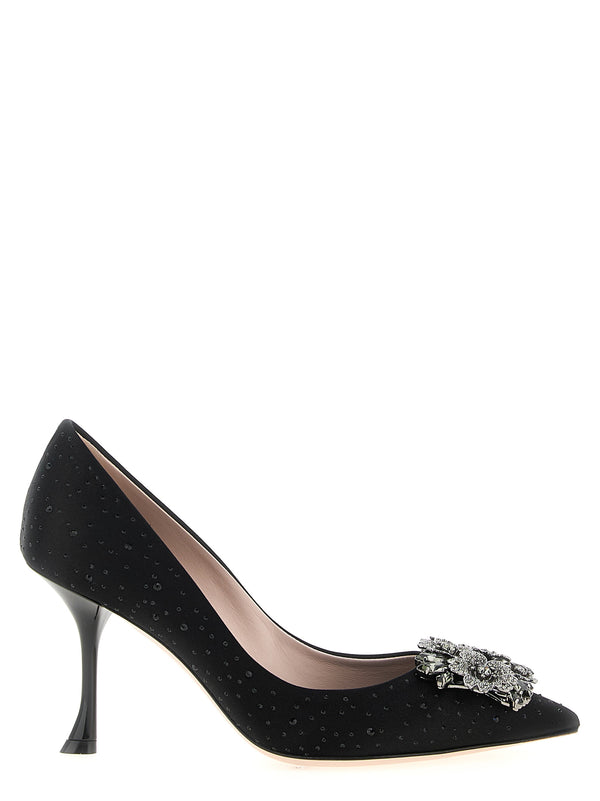 Roger Vivier 68% Viscose pump in black