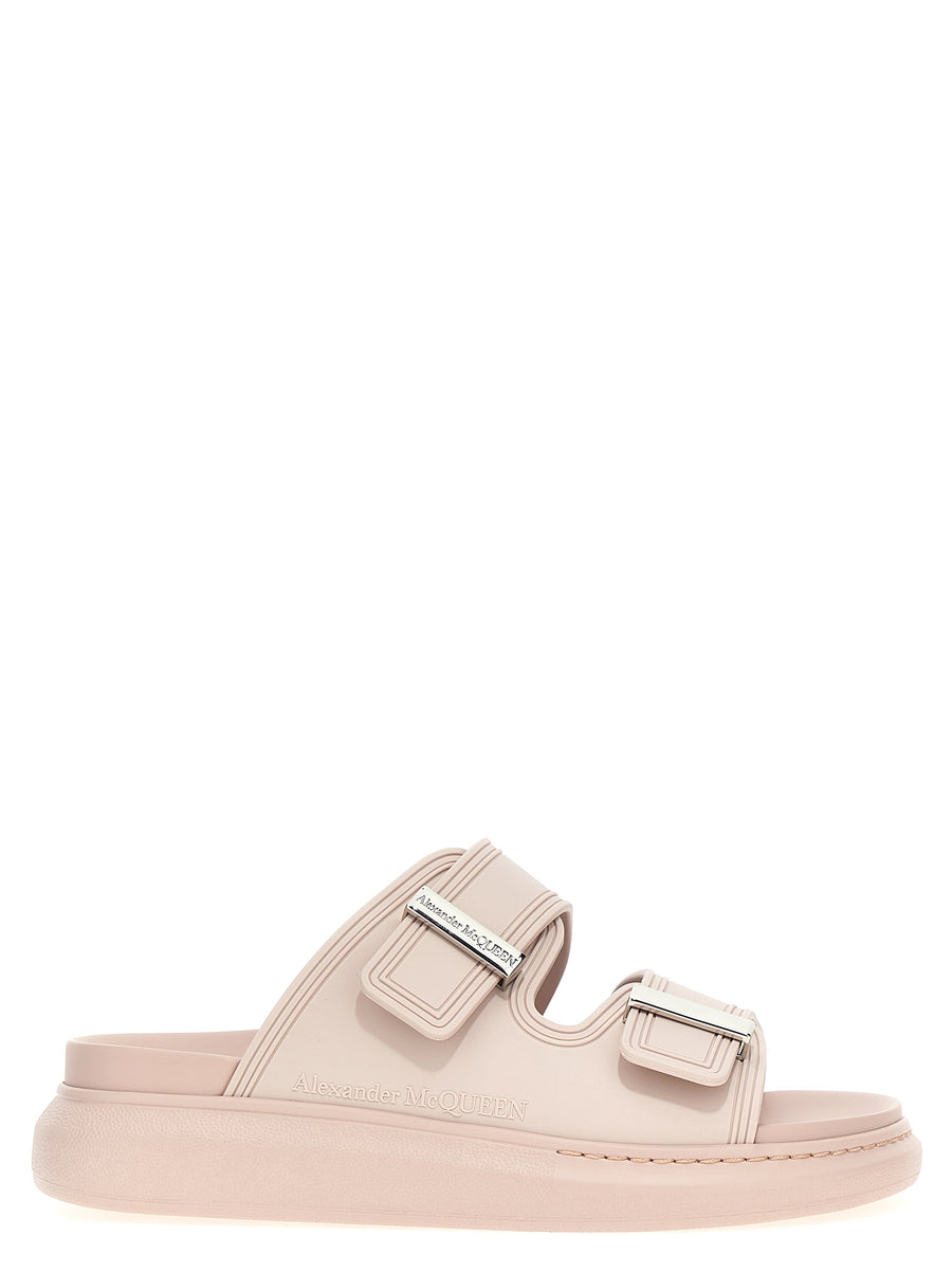 Alexander McQueen 100% Rubber sandal in beige