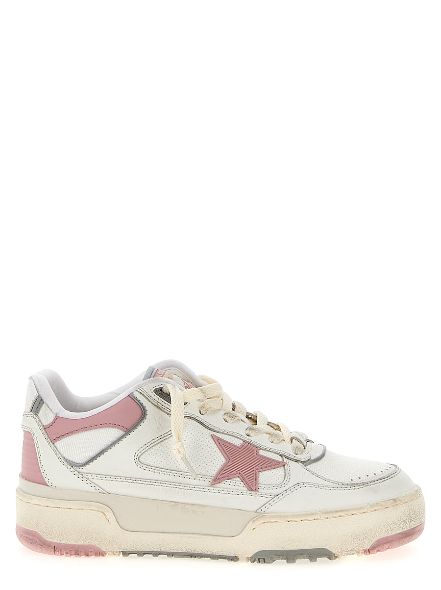 Golden Goose 84% Leather sneaker in white