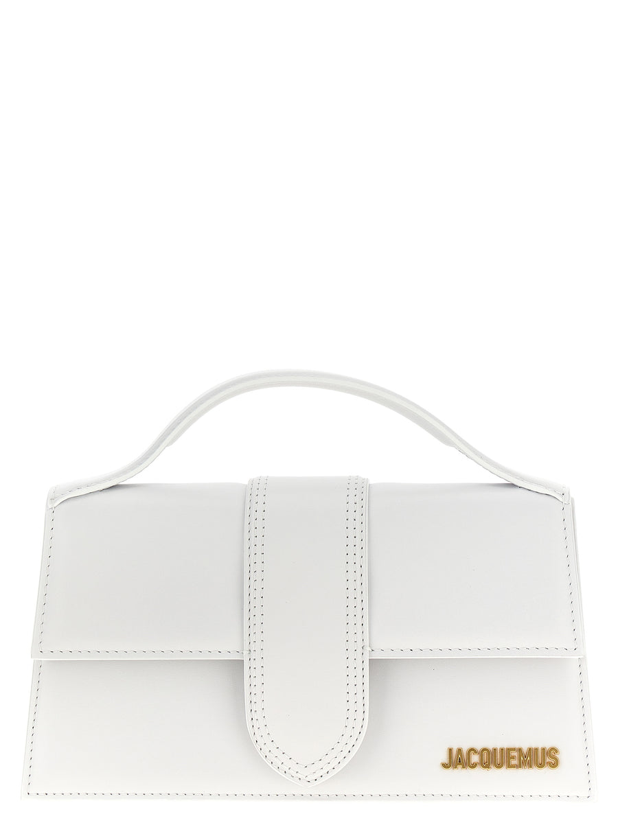 Jacquemus 100% Cowhide (Bos Taurus) top handle bag in white