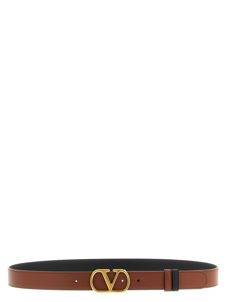 Valentino Garavani 100% calfskin leather (Bos Taurus) belt in multicolor