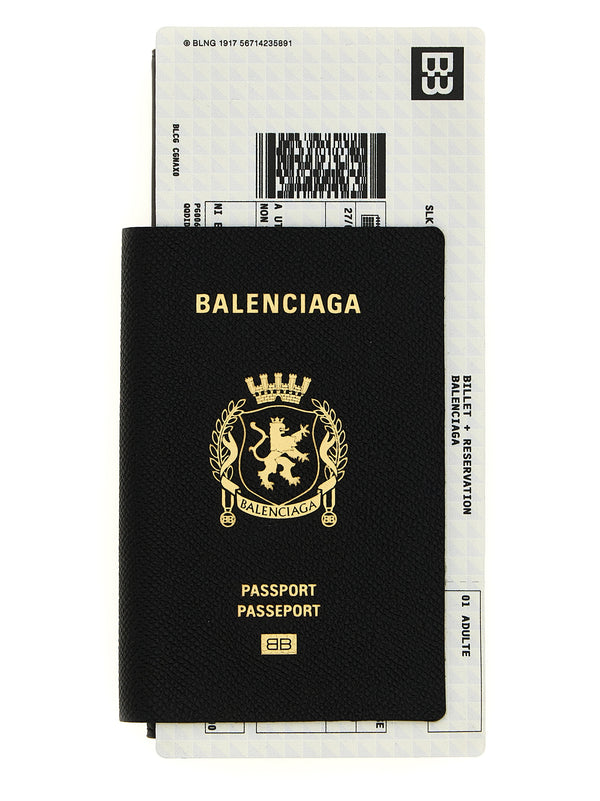 Balenciaga 70% Calf Leather wallet in black