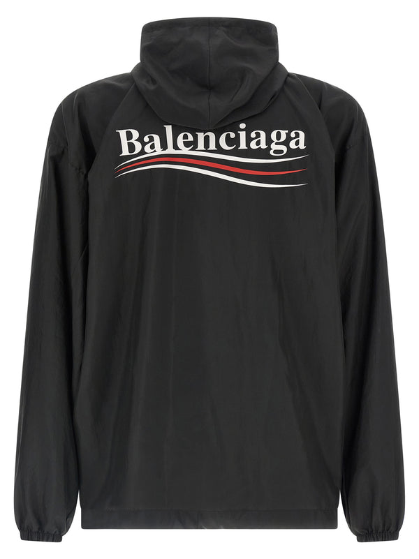 Black Polyester Shell Jacket Clothing