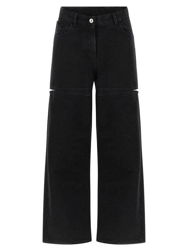 The Attico 100% Cotton jeans in black