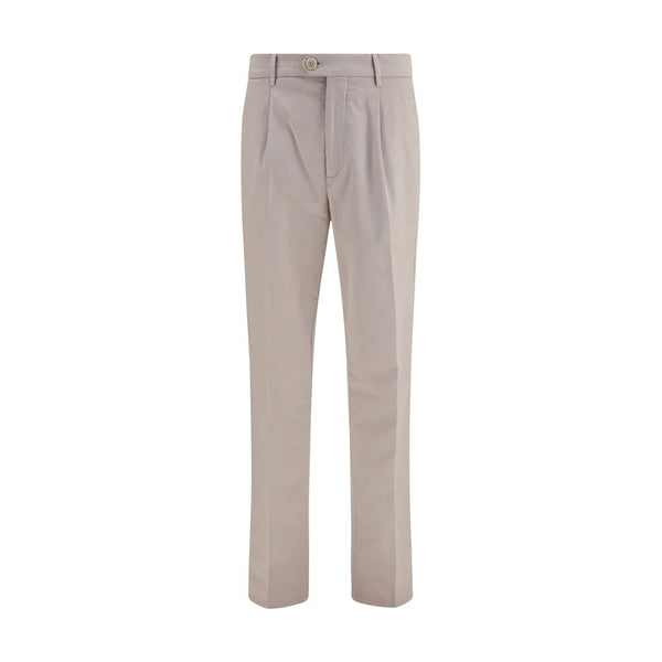 Brunello Cucinelli 97% Cotton chino pants in beige