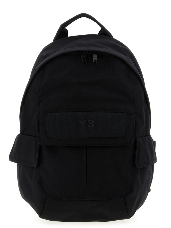 Y-3 100% Polyamide backpack in black