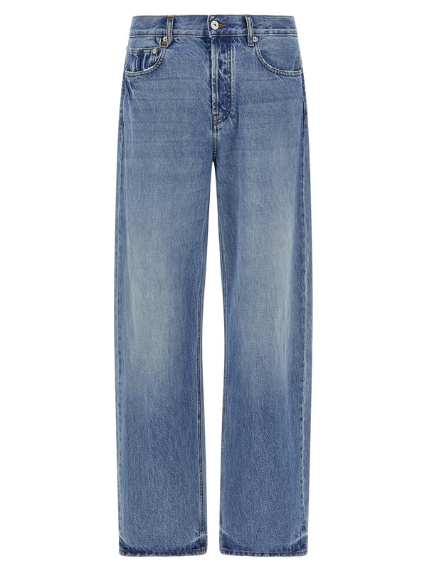 Jacquemus 100% cotton jeans in blue