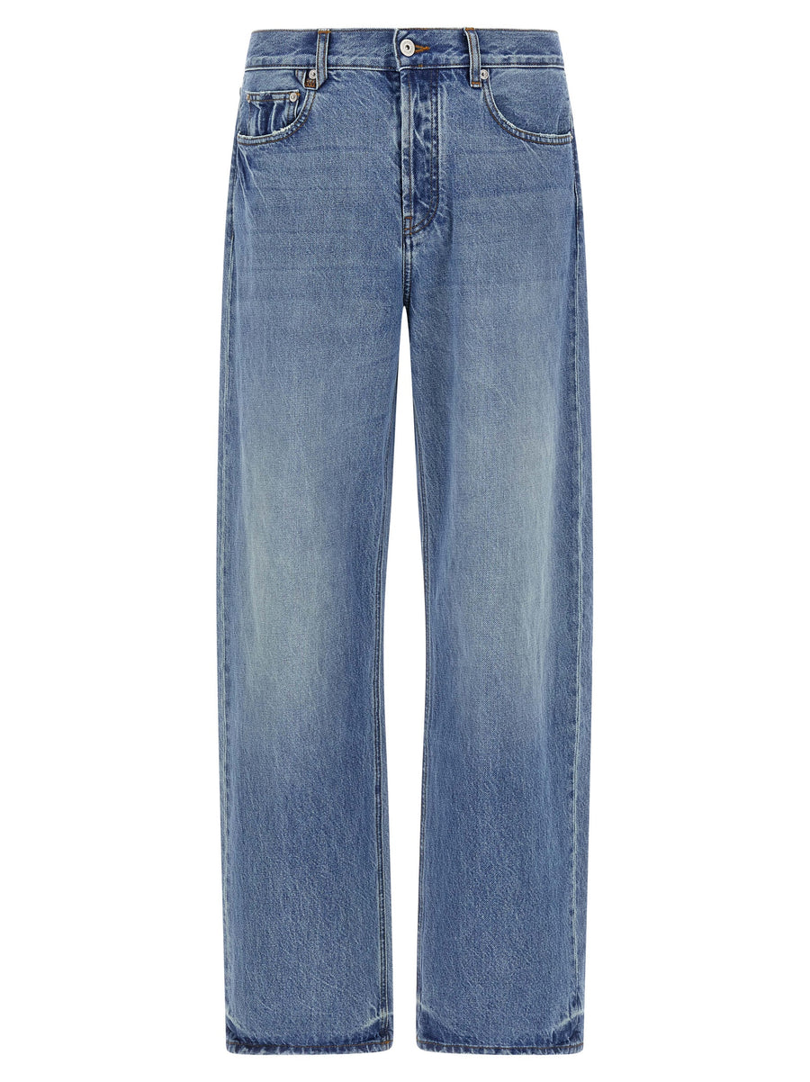 Jacquemus 100% cotton jeans in blue