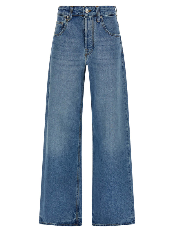 Jacquemus 100% cotton jeans in blue