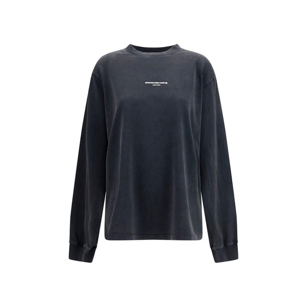 Alexander Wang 100% Cotton sweatshirt in black