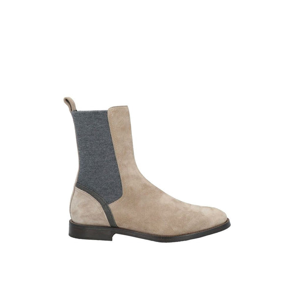 Brunello Cucinelli 100% Leather (outer boot in beige