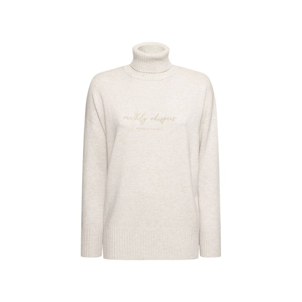 Brunello Cucinelli 30% Cashmere turtleneck sweater in beige