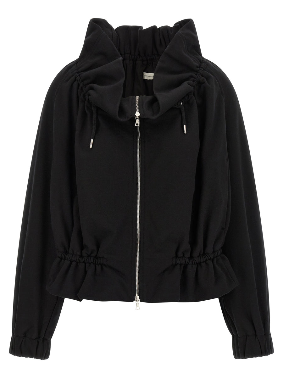 Dries Van Noten 100% Cotton jacket in black