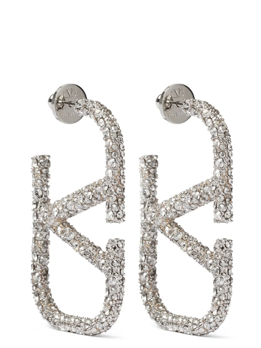 Valentino Garavani Stainless steel earrings in silver