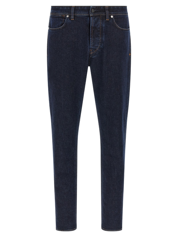 Stone Island 98% cotton jeans in blue