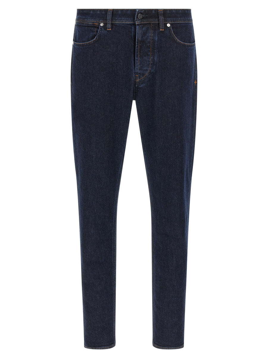 Stone Island 98% cotton jeans in blue