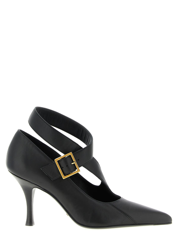 Khaite 100% lamb leather (Ovis aries) pump in black