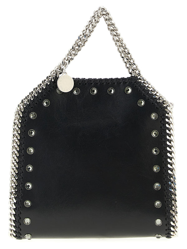 Stella McCartney 100% Polyester top handle bag in black