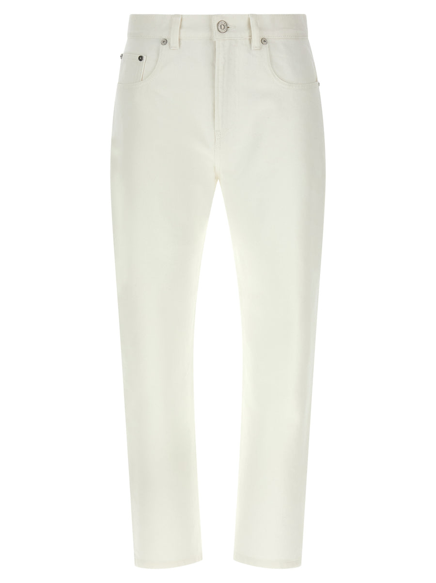 Victoria Beckham 100% cotton jeans in white