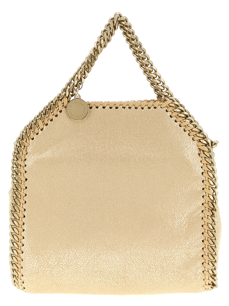 Stella McCartney 100% polyester shoulder bag in gold