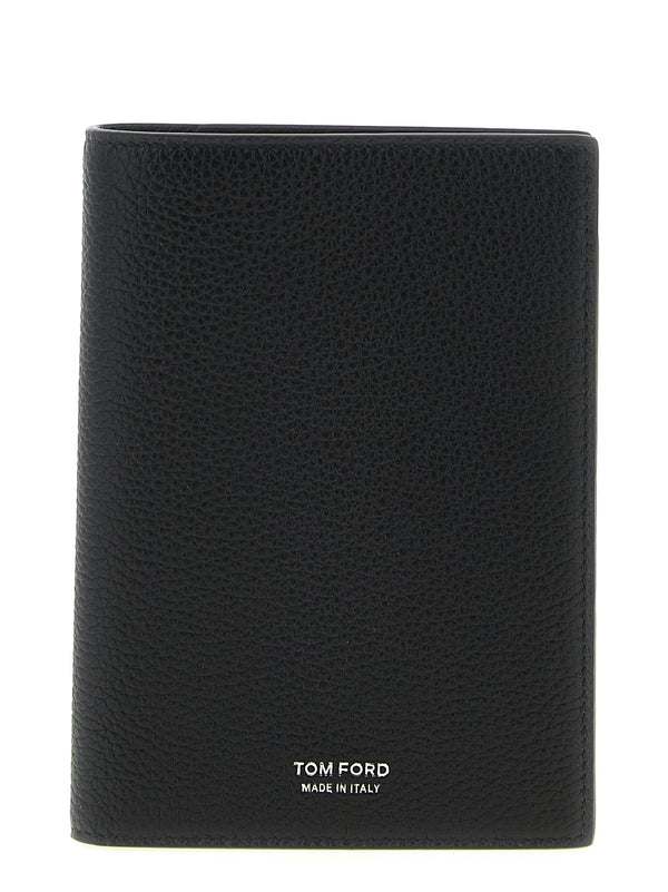 Tom Ford 100% calfskin leather wallet in black